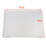 Max Waterproof Mite-proof Luxury Silky Pillowcases Zipper - White - 48x74cm - Aladdin Shoppers