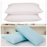 Max Waterproof Mite-proof Luxury Silky Pillowcases Zipper - White - 48x74cm - Aladdin Shoppers