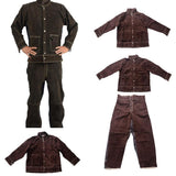 Max Welding Suits Heat/Flame Resistant Heavy Duty Anti-scald Brown Shirt L - Aladdin Shoppers