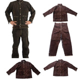 Max Welding Suits Heat/Flame Resistant Heavy Duty Anti-scald Brown Shirt L - Aladdin Shoppers