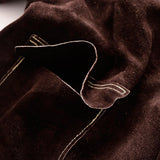Max Welding Suits Heat/Flame Resistant Heavy Duty Anti-scald Brown Shirt XL - Aladdin Shoppers