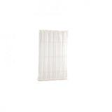 Max White French Door Curtain Panel Rod Pocket Blackout Curtains W137xL102cm - Aladdin Shoppers
