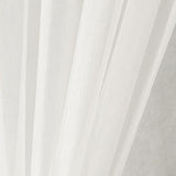 Max White French Door Curtain Panel Rod Pocket Blackout Curtains W137xL102cm - Aladdin Shoppers