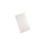 Max White French Door Curtain Panel Rod Pocket Blackout Curtains W137xL102cm - Aladdin Shoppers