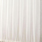 Max White French Door Curtain Panel Rod Pocket Blackout Curtains W137xL102cm - Aladdin Shoppers