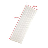 Max White French Door Curtain Panel Rod Pocket Blackout Curtains W64xL102cm - Aladdin Shoppers