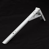 Max White Paint Foldable L Shape Wall Mount Shelf Bracket Hanging Holder Size 4 - Aladdin Shoppers
