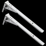 Max White Paint Foldable L Shape Wall Mount Shelf Bracket Hanging Holder Size 4 - Aladdin Shoppers