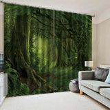 Max Window Curtain Kitchen Bathroom Drape 170x200cm Forest - Aladdin Shoppers