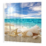 Max Window Curtain Kitchen Bathroom Drape 170x200cm Sunbathing Starfish - Aladdin Shoppers