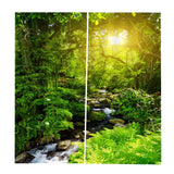 Max Window Curtain Kitchen Bathroom Drape 170x200cm Sunshine Forest