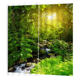 Max Window Curtain Kitchen Bathroom Drape 170x200cm Sunshine Forest - Aladdin Shoppers