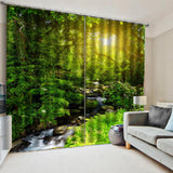 Max Window Curtain Kitchen Bathroom Drape 170x200cm Sunshine Forest - Aladdin Shoppers