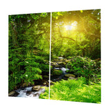 Max Window Curtain Kitchen Bathroom Drape 170x200cm Sunshine Forest - Aladdin Shoppers