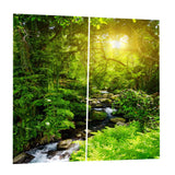 Max Window Curtain Kitchen Bathroom Drape 170x200cm Sunshine Forest - Aladdin Shoppers