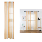Max Window Sheer Curtains Rod Pocket Faux Linen Voile Curtains 100x200cm Color_1 - Aladdin Shoppers