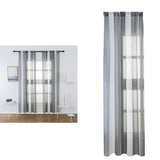 Max Window Sheer Curtains Rod Pocket Faux Linen Voile Curtains 100x200cm Color_3 - Aladdin Shoppers