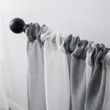 Max Window Sheer Curtains Rod Pocket Faux Linen Voile Curtains 100x200cm Color_3 - Aladdin Shoppers
