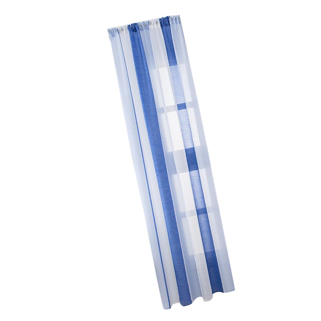 Max Window Sheer Curtains Rod Pocket Faux Linen Voile Curtains 100x200cm Color_5 - Aladdin Shoppers