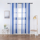 Max Window Sheer Curtains Rod Pocket Faux Linen Voile Curtains 100x200cm Color_5 - Aladdin Shoppers