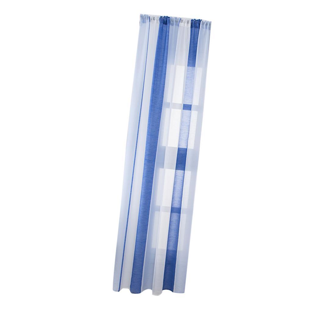 Max Window Sheer Curtains Rod Pocket Faux Linen Voile Curtains 100x200cm Color_5 - Aladdin Shoppers