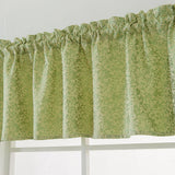 Max Window Voile Sheer Curtain Valance Tiers Green_132x90cm - Aladdin Shoppers
