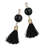 Max Women Chain Tassels Drop Dangle Hook Earrings Stud Copper Alloy Earrings A - Aladdin Shoppers