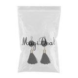 Max Women Chain Tassels Drop Dangle Hook Earrings Stud Copper Alloy Earrings A - Aladdin Shoppers