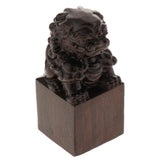 Max Wooden Craft Blessing Accessories Indoor Home Desktop Ornament Lion Seal - Aladdin Shoppers