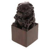 Max Wooden Craft Blessing Accessories Indoor Home Desktop Ornament Lion Seal - Aladdin Shoppers
