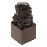 Max Wooden Craft Blessing Accessories Indoor Home Desktop Ornament Lion Seal - Aladdin Shoppers