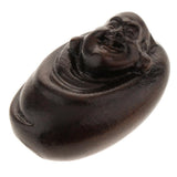 Max Wooden Craft Blessing Accessories Indoor Home Desktop Ornament Smile Buddha - Aladdin Shoppers