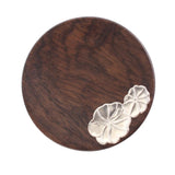 Max Wooden Tea Cup Coaster Coffee Drinks Placemat Tea Set Accessories Brown - Aladdin Shoppers