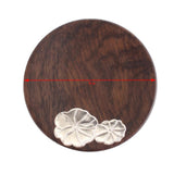 Max Wooden Tea Cup Coaster Coffee Drinks Placemat Tea Set Accessories Brown - Aladdin Shoppers