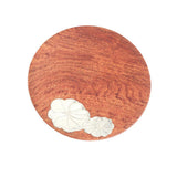 Max Wooden Tea Cup Coaster Coffee Drinks Placemat Tea Set Accessories Natural - Aladdin Shoppers