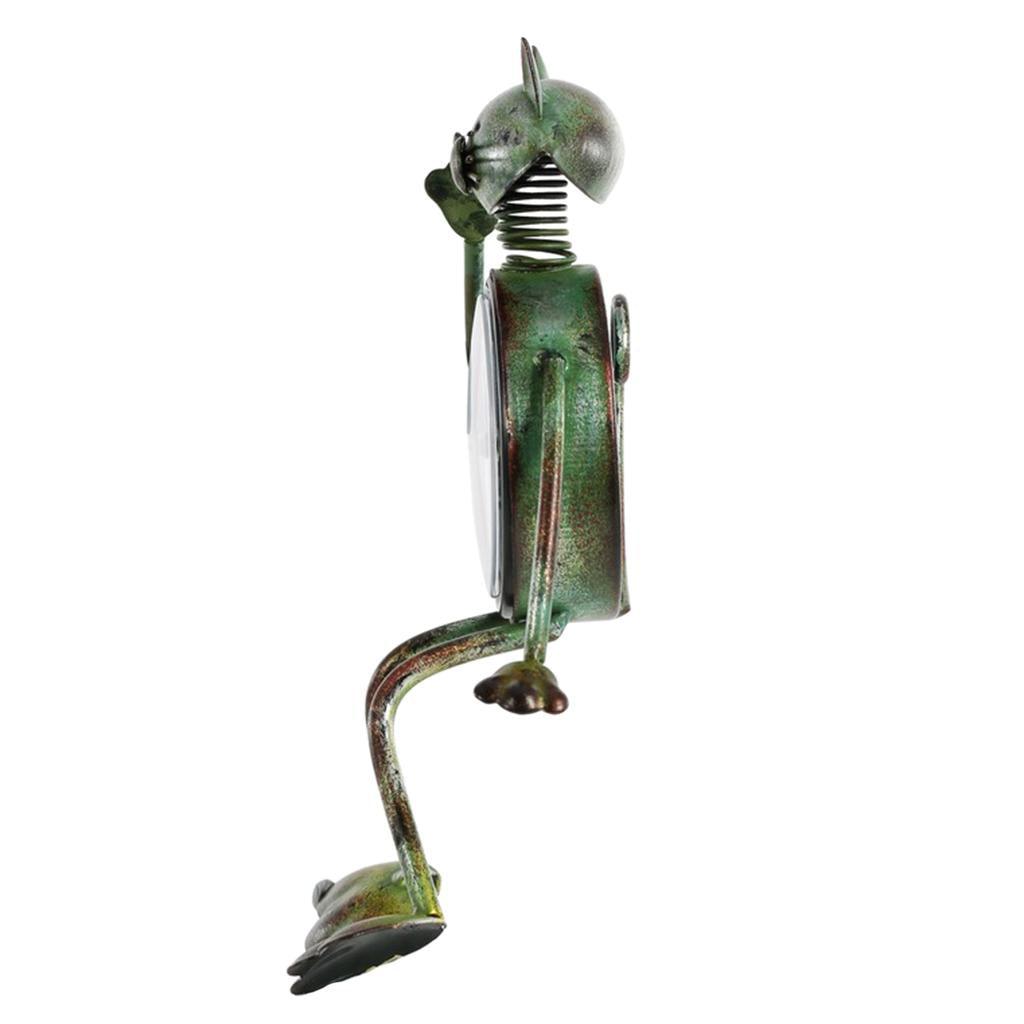 Max Wrought Iron Animal Figurine Clock Retro Decorative Ornament Cat - Aladdin Shoppers