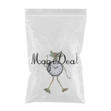 Max Wrought Iron Animal Figurine Clock Retro Decorative Ornament Cat - Aladdin Shoppers