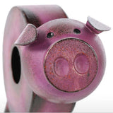 Max Wrought Iron Animal Figurine Clock Retro Decorative Ornament Pig - Aladdin Shoppers