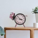 Max Wrought Iron Animal Figurine Clock Retro Decorative Ornament Pig - Aladdin Shoppers