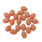 Maxbell 1:12 Dollhouse Miniature Chicken Egg 20pcs Kitchen Daining Room Decoration - Aladdin Shoppers