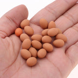 Maxbell 1:12 Dollhouse Miniature Chicken Egg 20pcs Kitchen Daining Room Decoration - Aladdin Shoppers