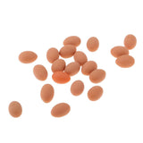 Maxbell 1:12 Dollhouse Miniature Chicken Egg 20pcs Kitchen Daining Room Decoration - Aladdin Shoppers