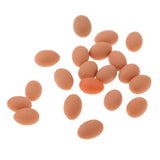 Maxbell 1:12 Dollhouse Miniature Chicken Egg 20pcs Kitchen Daining Room Decoration - Aladdin Shoppers