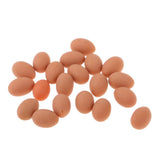 Maxbell 1:12 Dollhouse Miniature Chicken Egg 20pcs Kitchen Daining Room Decoration - Aladdin Shoppers