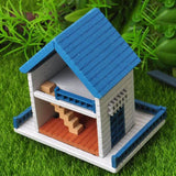 Maxbell 1:12 Dollhouse Miniatures DIY Doll House Kits Double Attic Assembly House - Aladdin Shoppers