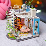 Maxbell 1:24 DIY Miniature Dollhouse Doll House Furniture Kits Kids Birthday Gift - Aladdin Shoppers