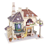 Maxbell 1:24 DIY Miniature Dolls House Furniture Kit Kids X-mas Gifts -Tea House - Aladdin Shoppers