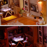 Maxbell 1:24 Dollhouse Miniature DIY Doll House Kits Double Attic Assembly House - Aladdin Shoppers