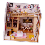 Maxbell 1:24 Dollhouse Miniature DIY Doll House Kits Double Attic Assembly House - Aladdin Shoppers