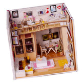 Maxbell 1:24 Dollhouse Miniature DIY Doll House Kits Double Attic Assembly House - Aladdin Shoppers